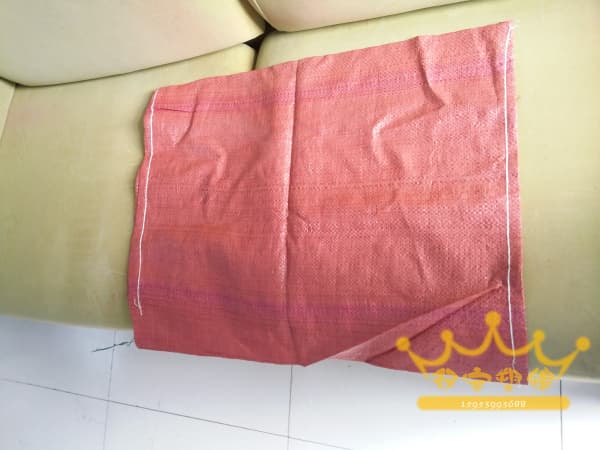 red pp woven bag export to Korea